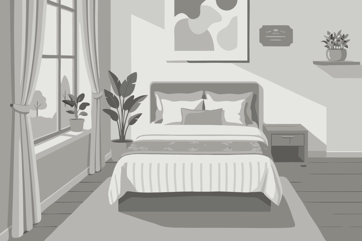 Dreibettzimmer mit Seeblick